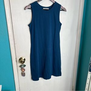 American Giant made in the USA midi minimalist dress